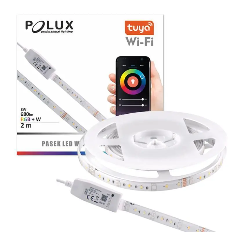 Ostatnie dni - TUYA SMART Wi-Fi Taśma LED 2m WW-CW+RGB 8W 680lm 313898