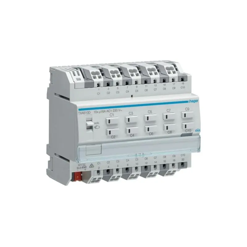 Świetna oferta | KNX easy - sterownik załączający/żaluzjowy obciążenie pojemnościowe 16A 10-/5-krotny TXA610D