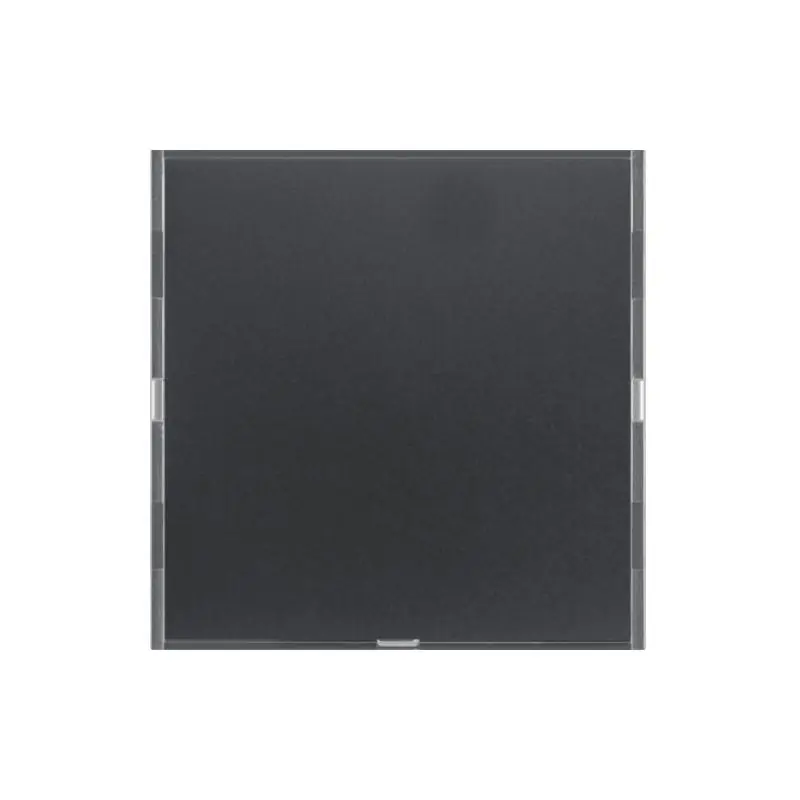 Hager KNX easy B.Kwadrat/B.3/B.7antracyt aluminium - Przycisk 1-krotny z polem opisowym diodami LED RGB i czujnikiem temperatury - Cena producenta