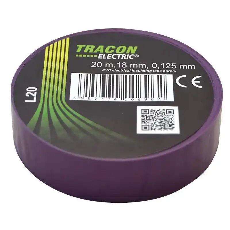 Taśma izolacyjna 20mx18mm fiolet - Nie czekaj