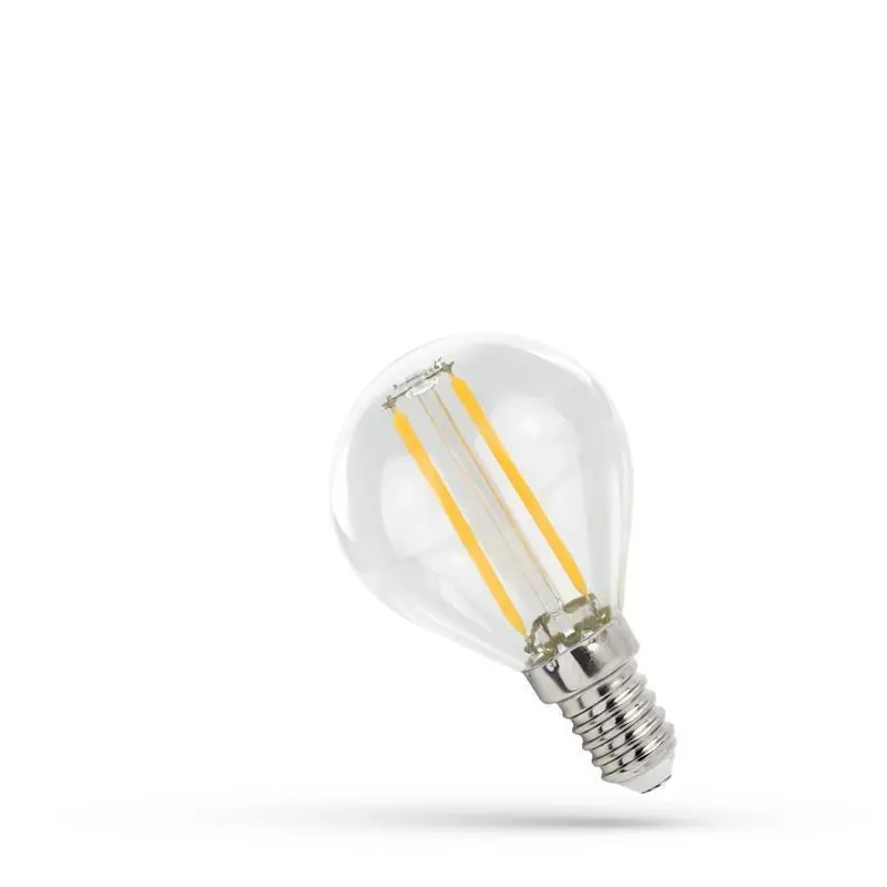 Żarówka kulka LED COG CLEAR E14 6W WW ciepła Spectrum - Nowość w sklepie