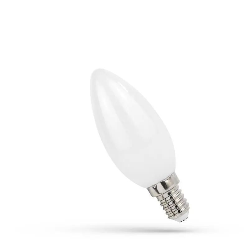 Żarówka świecowa LED COG MILKY E14 6W NW neutralna Spectrum - Oferta
