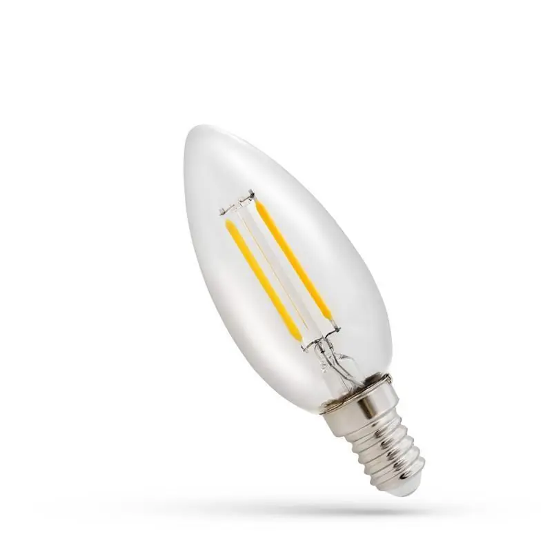 Szybka dostawa | Żarówka świecowa LED COG CLEAR E14 1W NW neutralna Spectrum