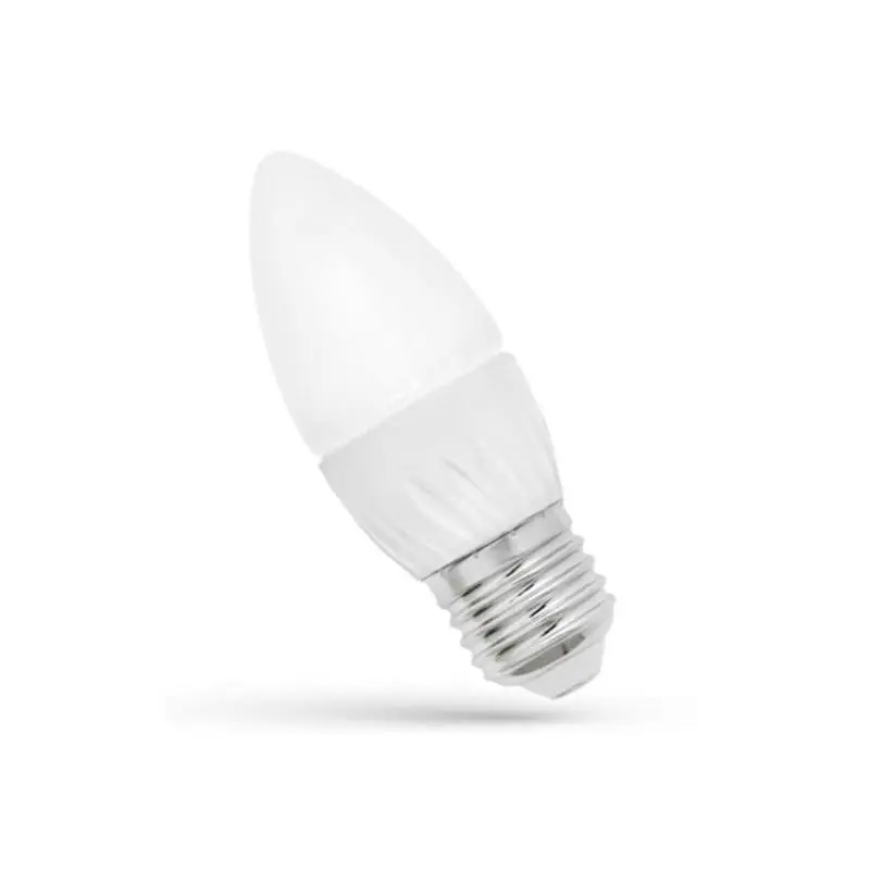 Żarówka LED świecowa E27 6W CW zimna Spectrum | Nowa pozycja w ofercie
