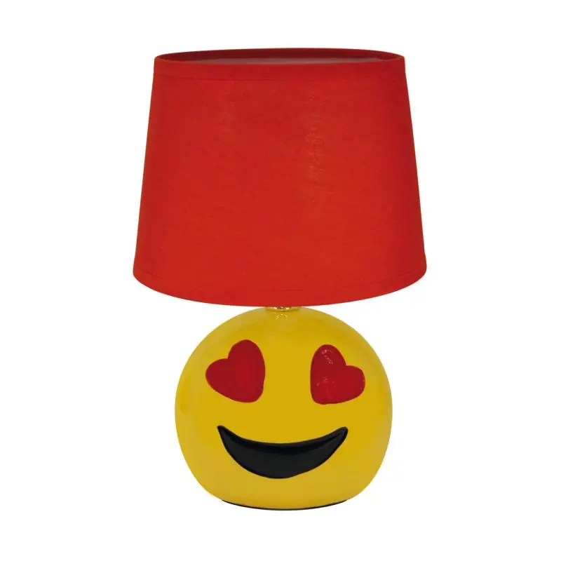 Outlet | Lampka nocna stołowa dla dziecka EMO E14 czerwona
