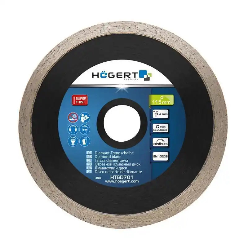 Tarcza diamentowa ciagła 115 mm HT6D701 - Bezpośrednio od producenta