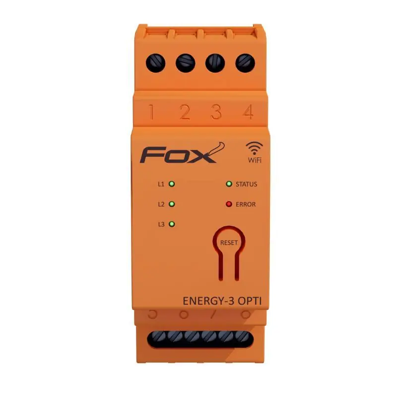 FOX - Monitor licznik energii elektrycznej 3-fazowy - Energy-3-OPTI-100 | Cena po obniżce