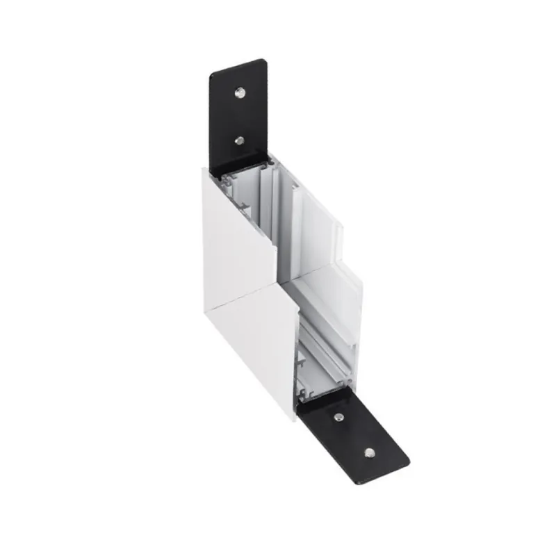 Właśnie dodano | Łącznik ściana/sufit do szyny oświetleniowej Alfa track magnetic 52 inner corner 90 B AZzardo Biały