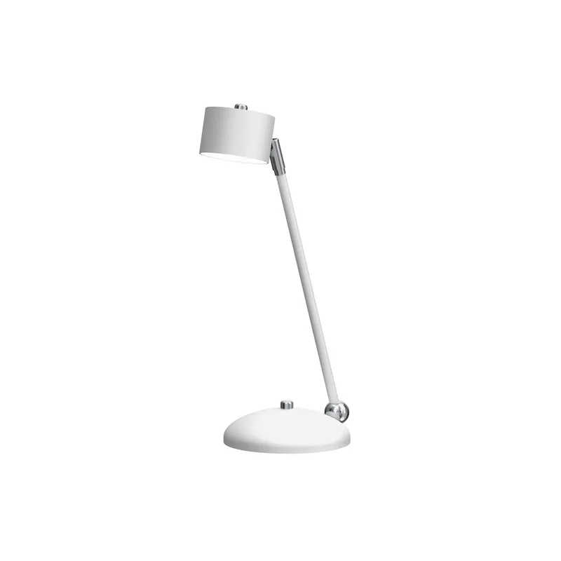 Arena lampka biurkowa Milagro Biały / Aluminium | Oferta specjalna