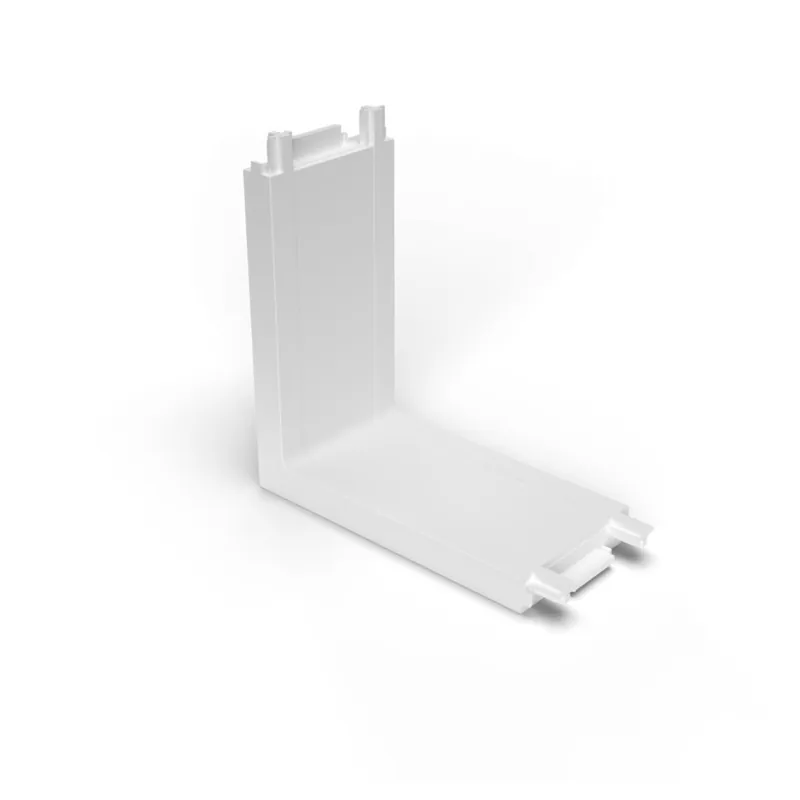 Najwyższa jakość - Łącznik ściana/sufit do szyny oświetleniowej Gamma track magnetic corner 90 B AZzardo Biały
