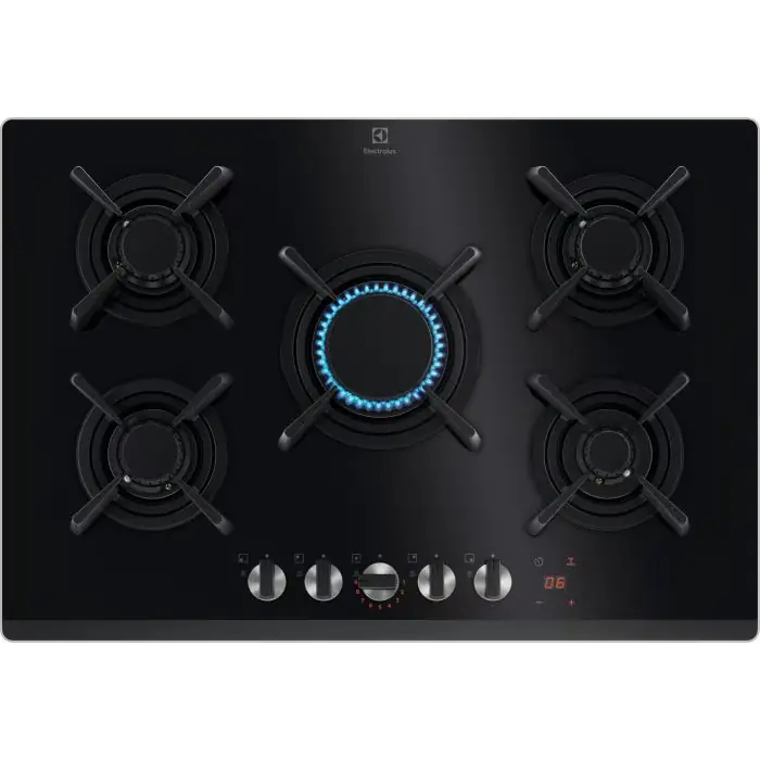 Nowa pozycja w ofercie | Płyta gazowa hob2hood® steppower z elektronicznymi wskaźnikami led, 75 cm KGG753753K