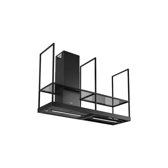 Prosto od producenta | Fmy bk matt f180 okap wyspowy mythos t-shelf czarny mat 325.0678.073