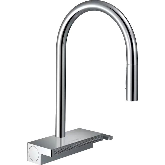 Top produkt - Aquno select m81 jednouchwytowa bateria kuchenna 170, wyciągana wylewka, 3jet chrom 73837000