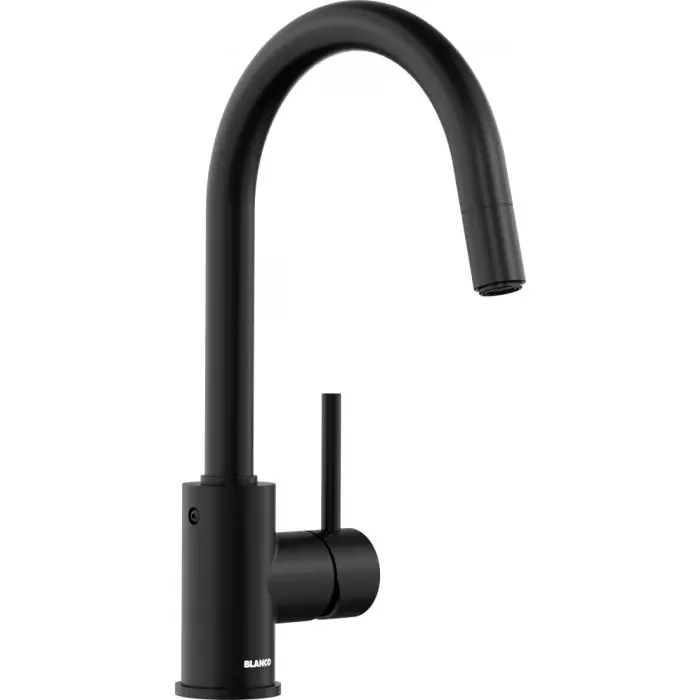 Bateria mida-s czarny mat z wyciąganą wylewką 526653 | Nowa pozycja w ofercie