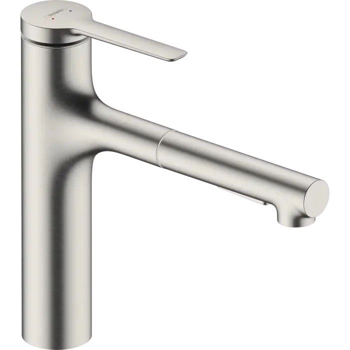 Zesis m33 jednouchwytowa bateria kuchenna 160, metalowa wyciągana wylewka, 2jet, sbox stal szlachetna finish 74823800 - Bezpośrednio od producenta