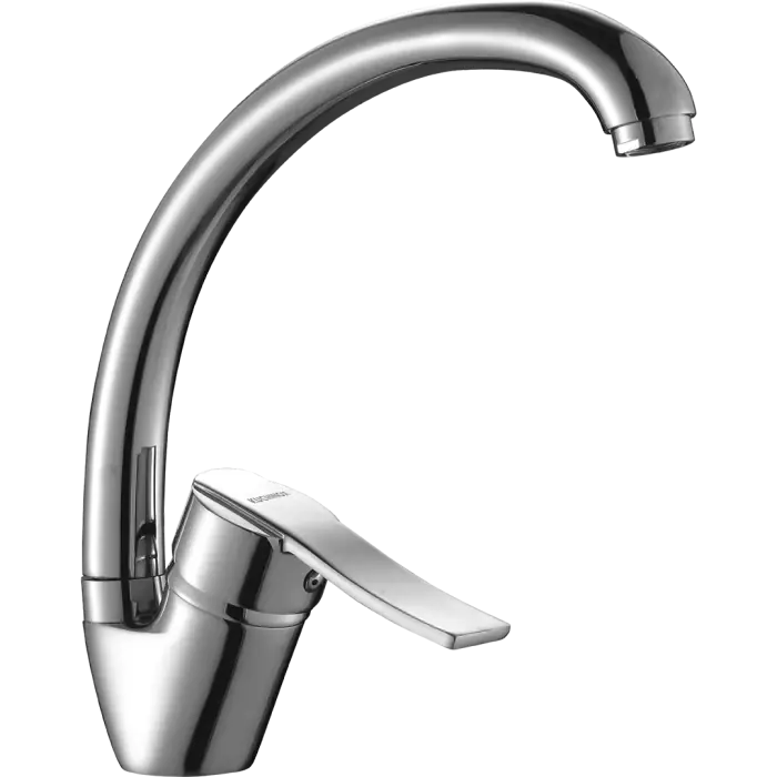 Promocja | Bateria zlewomywakowa stojąca z wylewką f jednouchwytowa sposób montażu stojący głowica 40 mm zasięg wylewki 210 mm wykończenie chrom BQM 067D