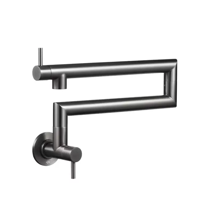 Supercena - Duero pot filler gold bateria kuchenna przegubowa, pvd gun metal grey 6623-030-61