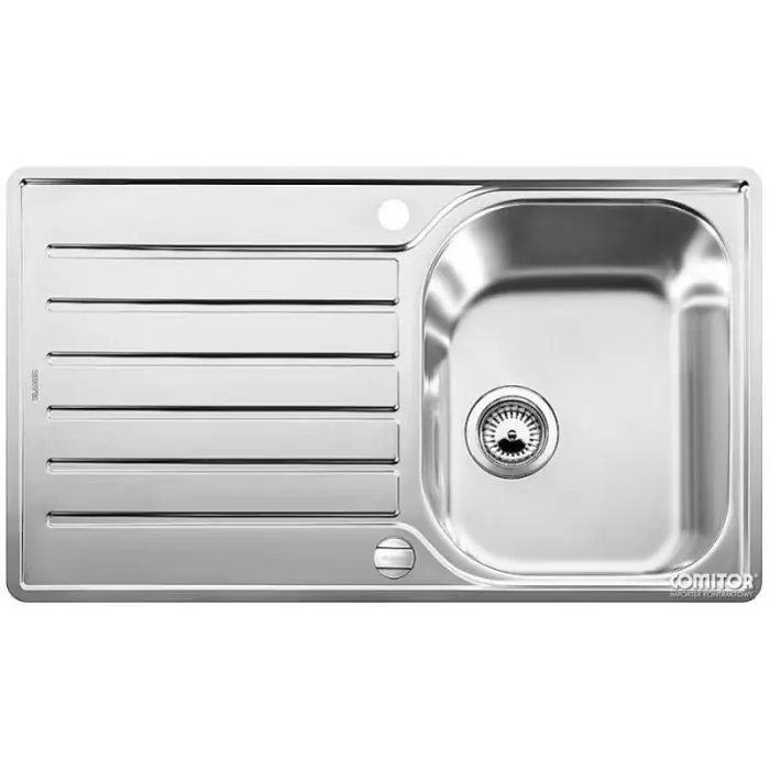 Szybka wysyłka - Zlewozmywak blanco lantos 45 s-if salto stal szlachetna z korkiem automatycznym, wysyłka po przedpła 519707