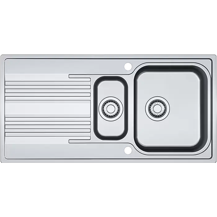 Kup teraz | Srx 651-100 zlewozmywak wbudowywany stalowy smart stal szlachetna szczotkowana 101.0368.322