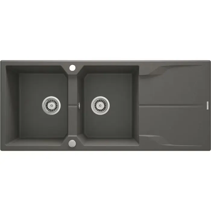 Właśnie dodano - Zlew andante antracyt metalik granit 2k z/o 1160x500x224,3,5" + osprzęt space-saver ZQN T213