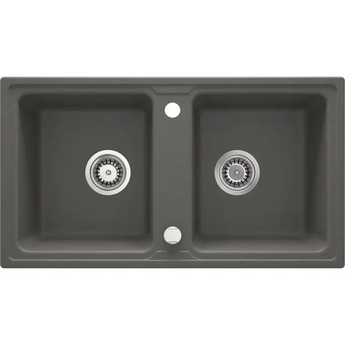 Nie zwlekaj - Zlew zorba antracyt metalik granit 2k b/o 780x435x180, 3,5" + osprzęt space-saver ZQZ T203