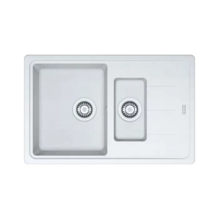 Bfg 651-78 zlewozmywak wbudowywany fragranit+ basis biały polarny 114.0676.283 - Ostatnie dni promocji