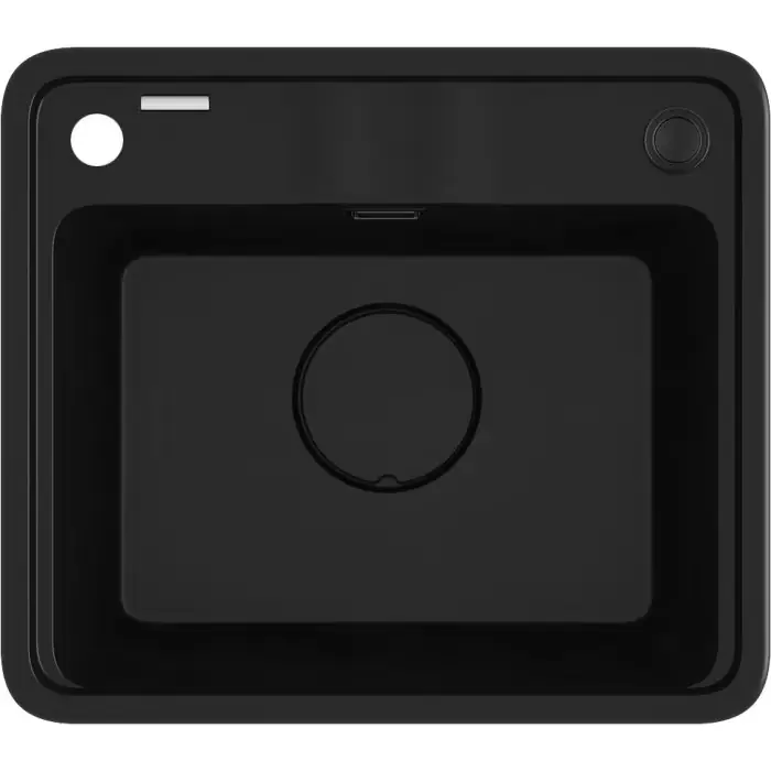 Popularny produkt - Zlew momi nero granit 1k 440x500x230 mm + osprzęt space-saver nero ZKM N103
