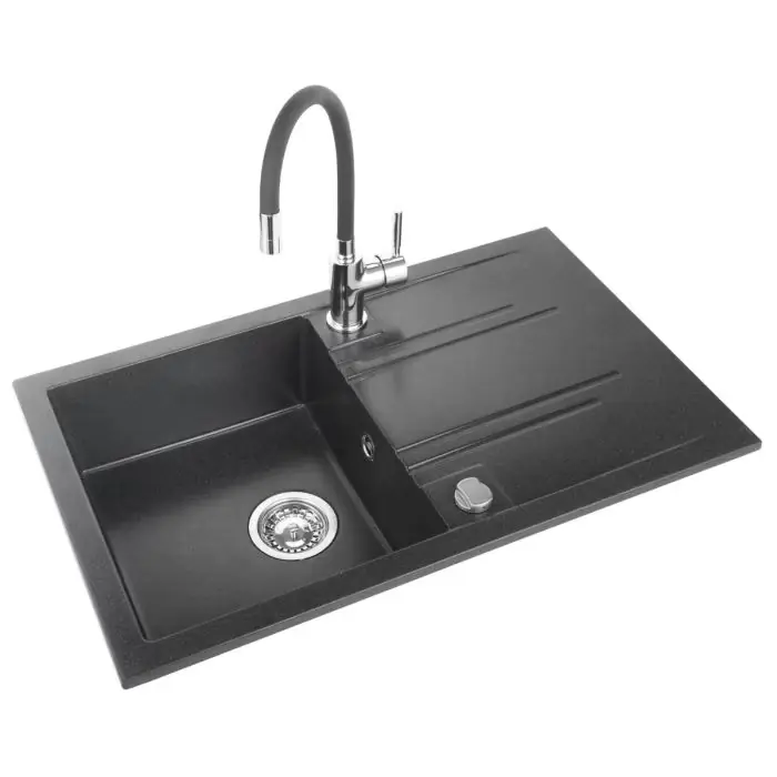 Zestaw zlewozmywak z baterią drgm48/78ha + bza4b DRGM48/78HA-SET1-PL - Superoferta