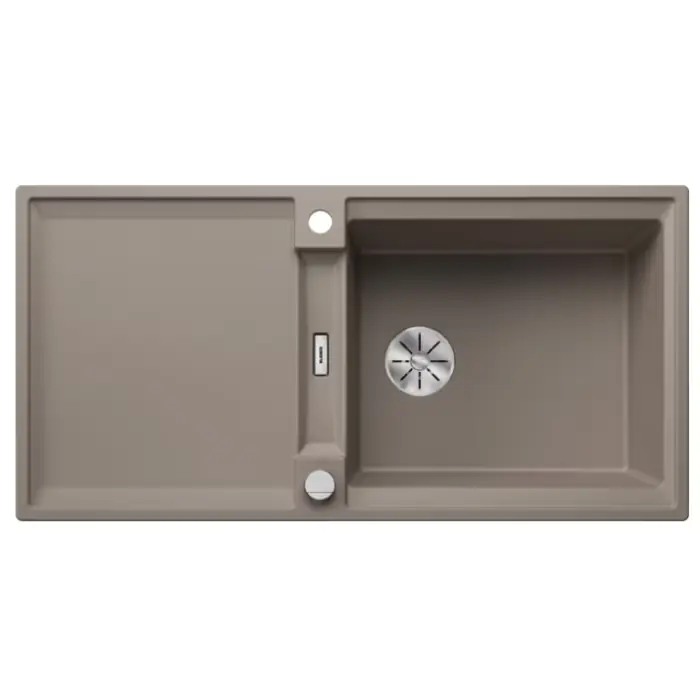 Produkt ceniony przez klientów | Zlewozmywak adira xl 6 s silgranit tartufo, odwracalny, mata stalowa składana, korek auto., infino 527623
