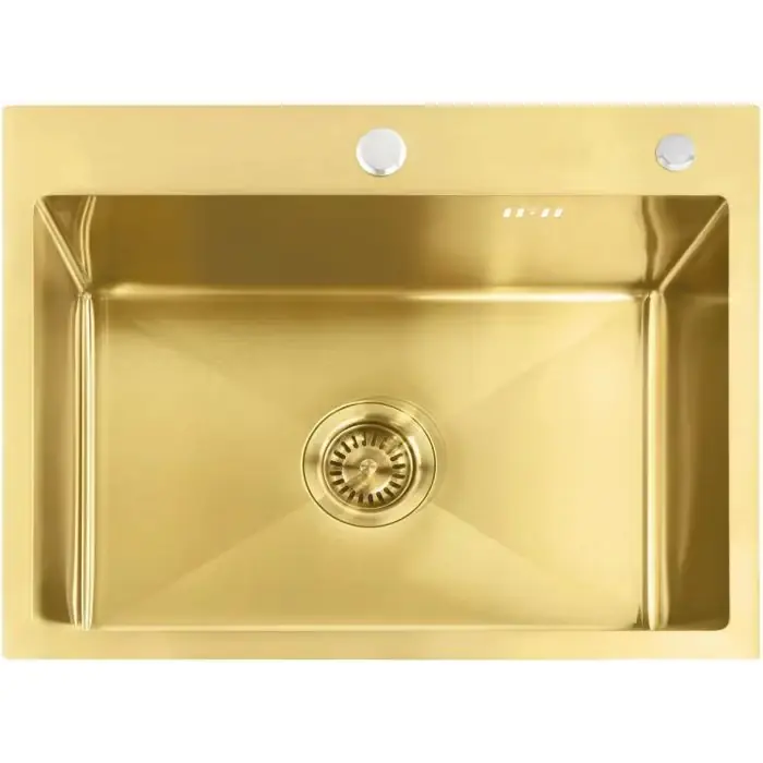 W sprzedaży - Liam brush gold zlewozmywak kuchenny ZLE-06007