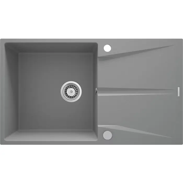 Nowy produkt | Zlew corio szary metalik granit 1k z/o 860x500x216, 3,5" + osprzęt space-saver + zaślepka otworu ZRC S11A