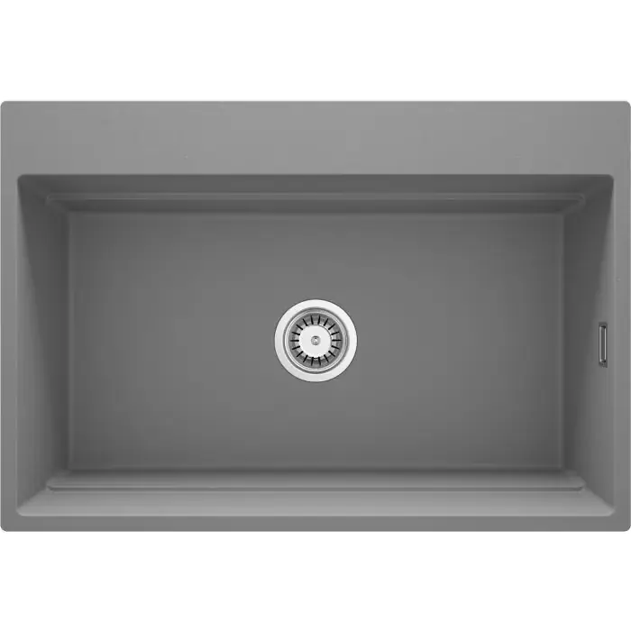 Tylko w tym tygodniu | Zlew magnetic szary metalik granit 1k 760x520x220, 3,5" + osprzęt space-saver click ZRM S10B