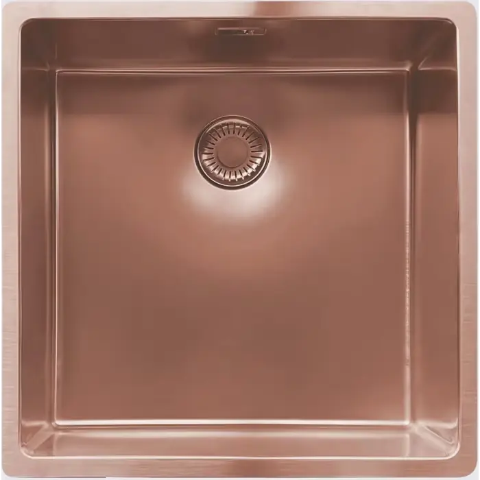 New york 40x40 mied? copper rose zlewozmywak stalowy korek manualny copper ros? R35122 - Już w sprzedaży