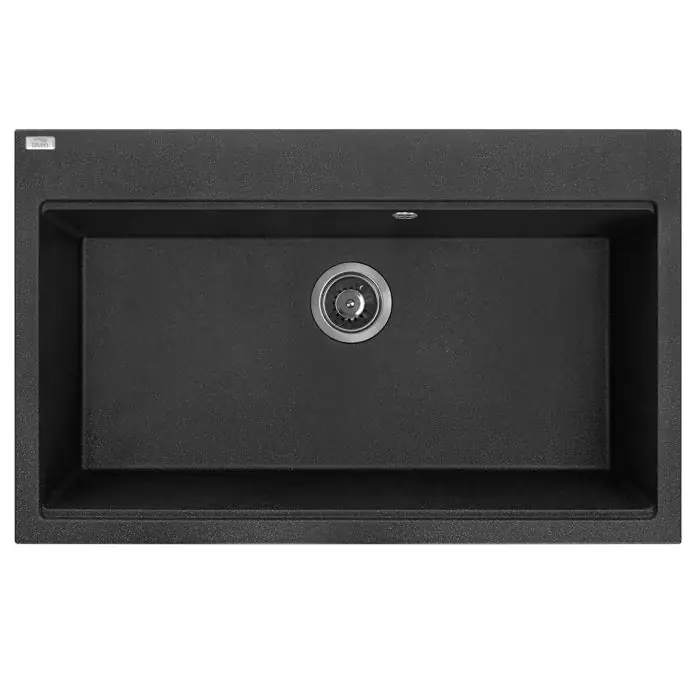 Świetna oferta - Tau zlew granitowy 1 kom. 50x80cm z syfonem i akcesoriami SBTT7108