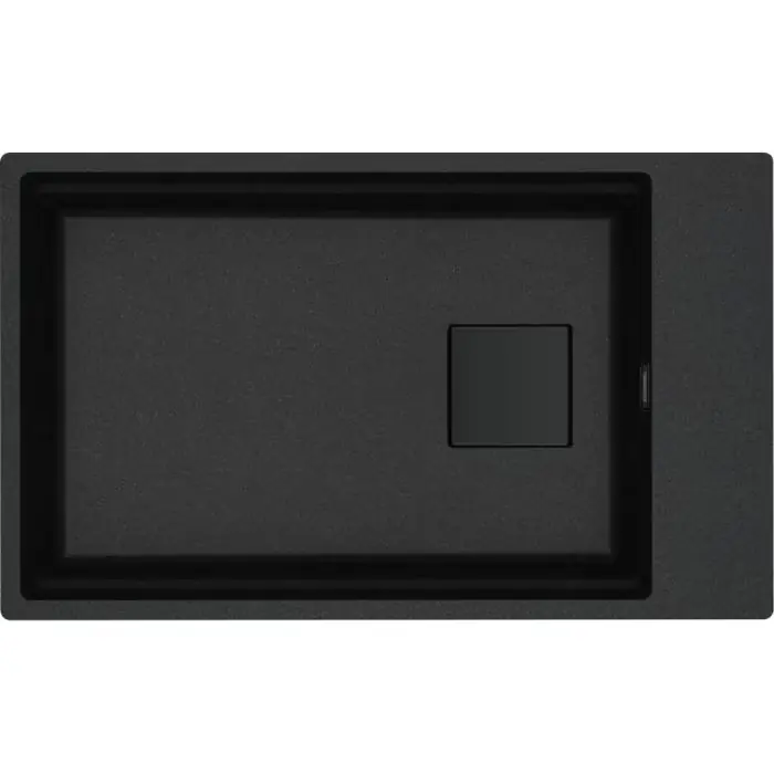 Zlewozmywak podwieszany kanon kng pro 110-62 onyx / czarny odpływ 125.0749.674 - Wysoka jakość