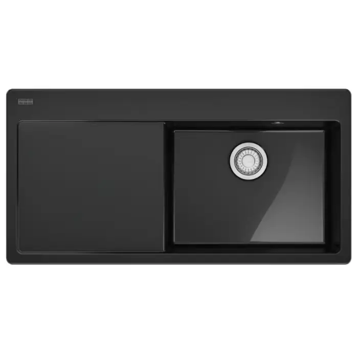 Nowość w sklepie - Zlewozmywak kuchenny Mythos MYK 611-100 ociekacz z lewej strony onyx 124.0749.508