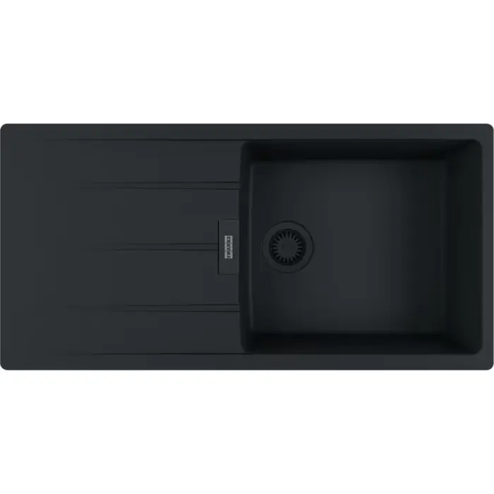 Świetna oferta - Cng 611-100 xl czarny mat / czarny odpływ 114.0757.426