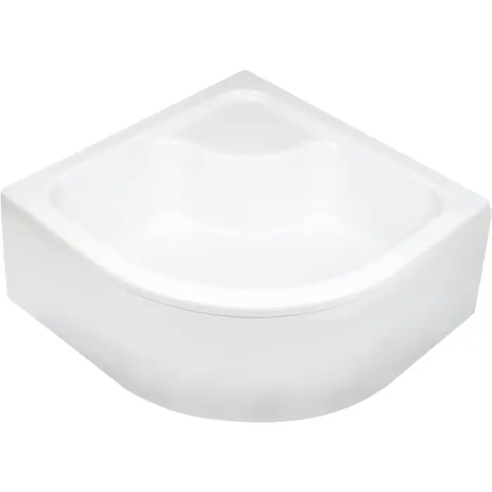 Bestseller - Brodzik deep półokrągły, akrylowy, 28 cm głębokości, ze stelażem, 90 cm KTD 041B