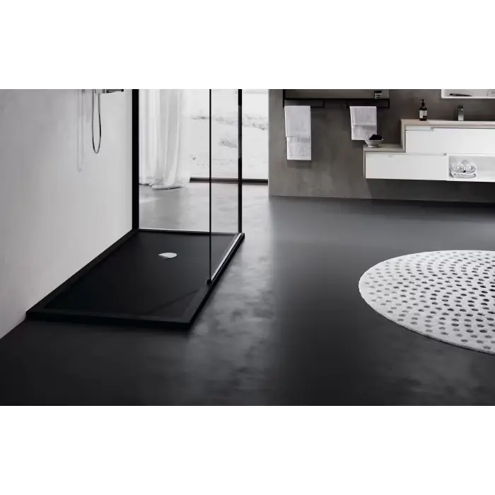 Kupuj bezpiecznie | Olympic plus brodzik czarny 4,5 cm 160x80x4,5 OL160804-28