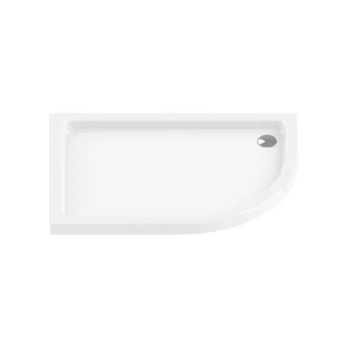 Łatwe zamówienie | Brodzik prysznicowy maxima ultra l asymetryczny 120x85x5,5 gł. 3,5cm - 90 (obudowa zintegrowana, podstawa posadzka) B-0336