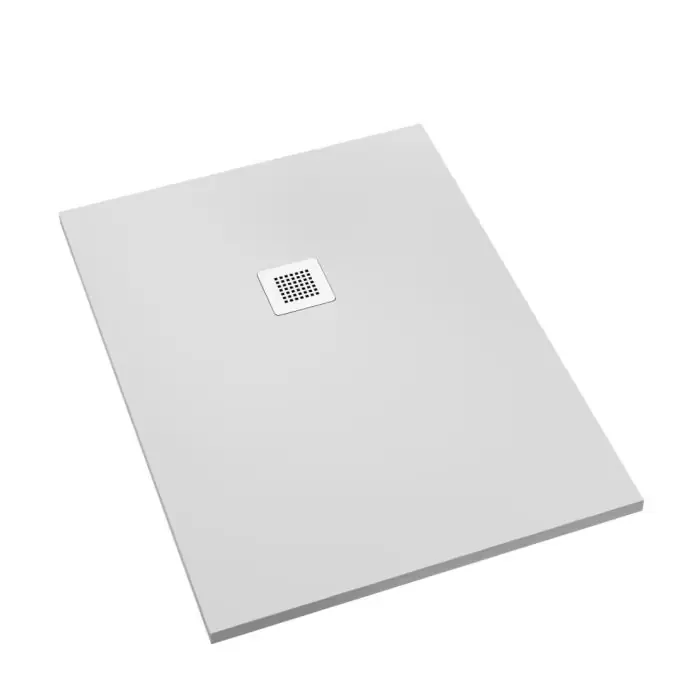 Prosto z fabryki | Brodziki kalait smooth white 80x120x3,5 cm 3.3108-M2
