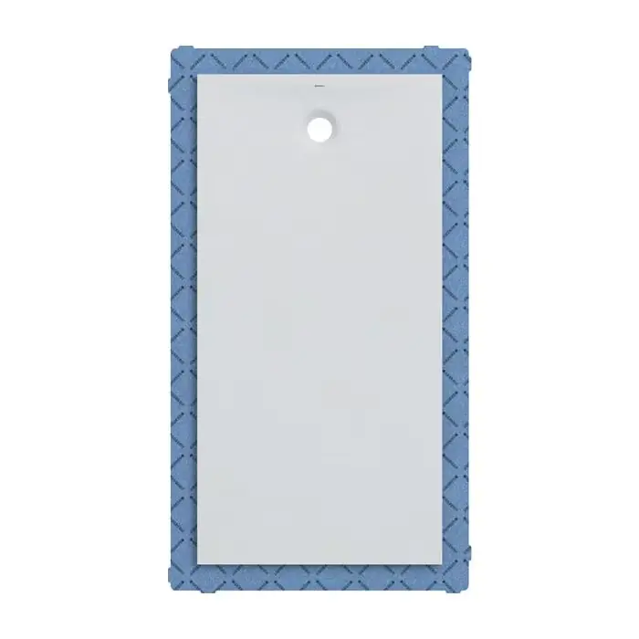 Na stanie | Brodzik prostokątny olona z włókniną uszczelniającą 160x100cm, biały / matowy 550.925.00.1