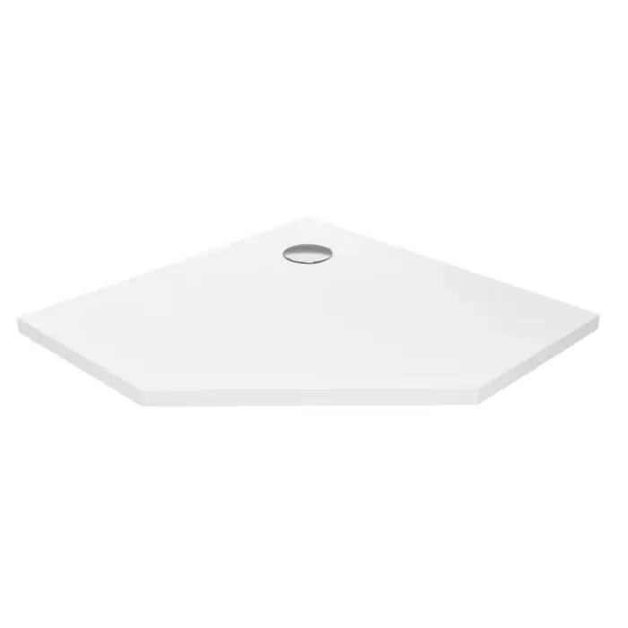 Brodzik nex konglomeratowy pięciokątny 90x90x3,5 beż struktura B-0483 - Oszczędź teraz