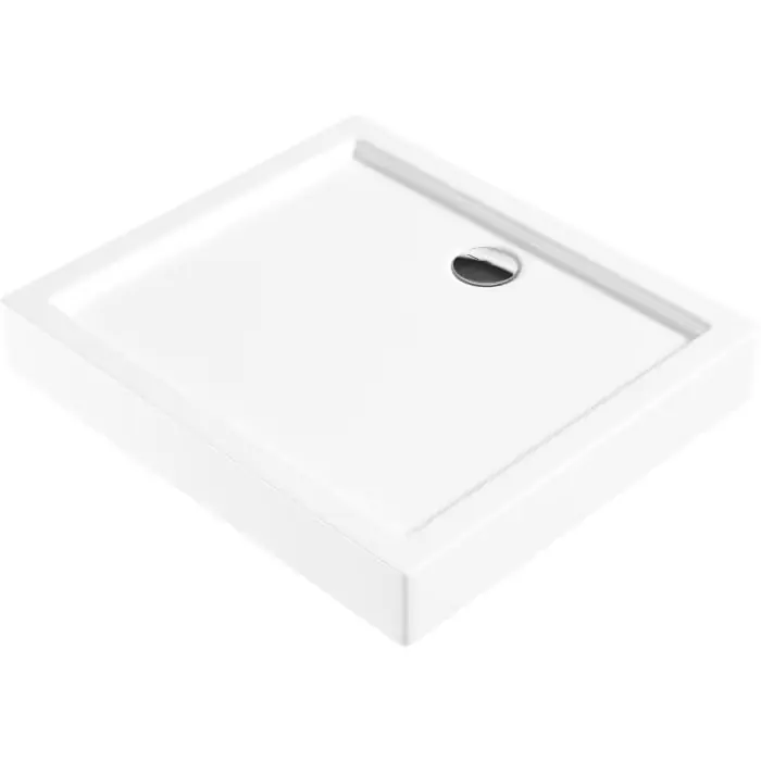 Brodzik jaśmin prostokątny biały akrylowy 80x90 cm KGJ 049B - Zamów dziś
