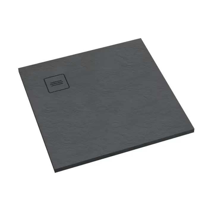 Brodzik kompozytowy stabilsound plus® protos grey stone 100x100x3,5 cm, kwadratowy 3SP.P1K-100100/S/ST-M1/S/ST | Tylko kilka sztuk