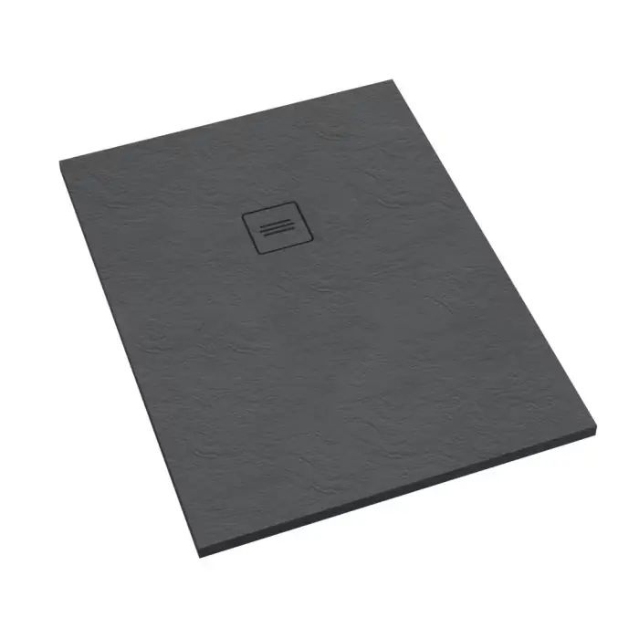 Zapasy na wyczerpaniu | Brodzik kompozytowy stabilsound plus® protos grey stone 90x160x4 cm, prostokątny 3SP.P1P-90160/S/ST-M1/S/ST