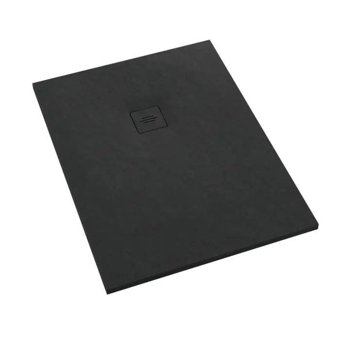 Brodzik kompozytowy stabilsound plus® protos black stone 90x180x4 cm, prostokątny 3SP.P1P-90180/C/ST-M1/C/ST - Hit sprzedażowy