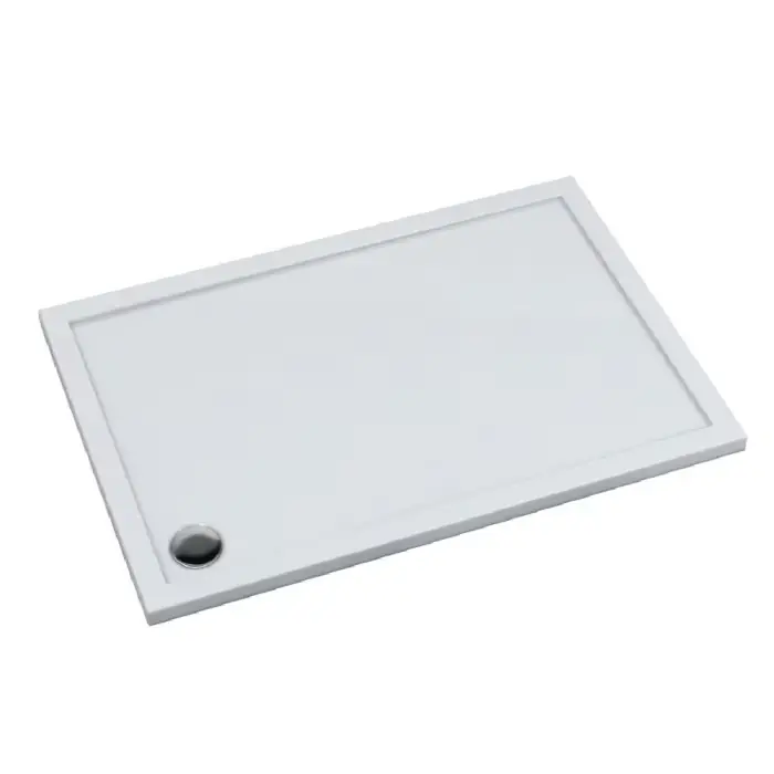 Tylko kilka sztuk - Brodzik kompozytowy stabilsound plus® estima 90x180x4,5 cm, prostokątny z odpływem w narożniku 3SP.E2P-90180
