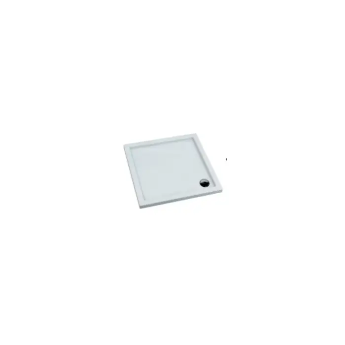 Slim brodzik 80x80x5/3 kwadratowy, fi90, biały KNG.B-02-K-80X80-5/3-WHITE-90 | Megacena