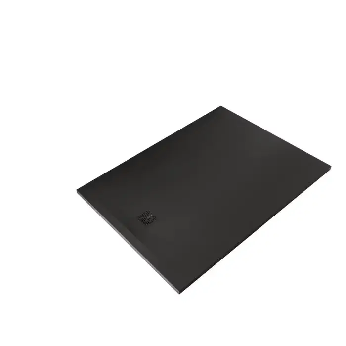 Ulubieniec klientów | Terra brodzik natryskowy 100 x 140 h3 cm maskownica odpł. w kpl., bez zest. odpł. czarny mat 08DW1639
